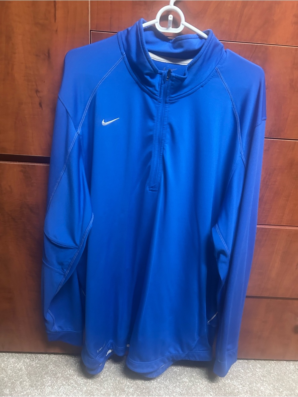 Nike Men’s Bright Royal Blue Quarter-Zip Performance Pullover